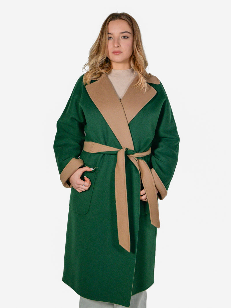 CAPPOTTO IN LANA CON CINTURA REVERSIBILE weekend maxmara