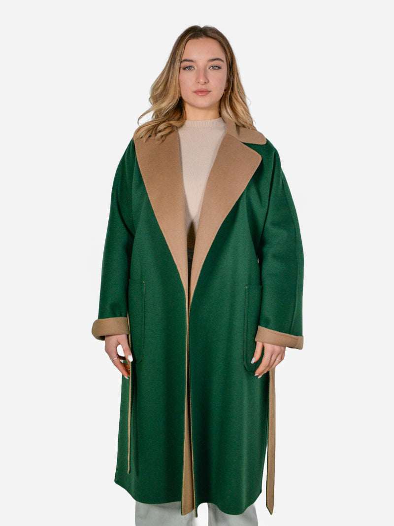 CAPPOTTO IN LANA CON CINTURA REVERSIBILE weekend maxmara