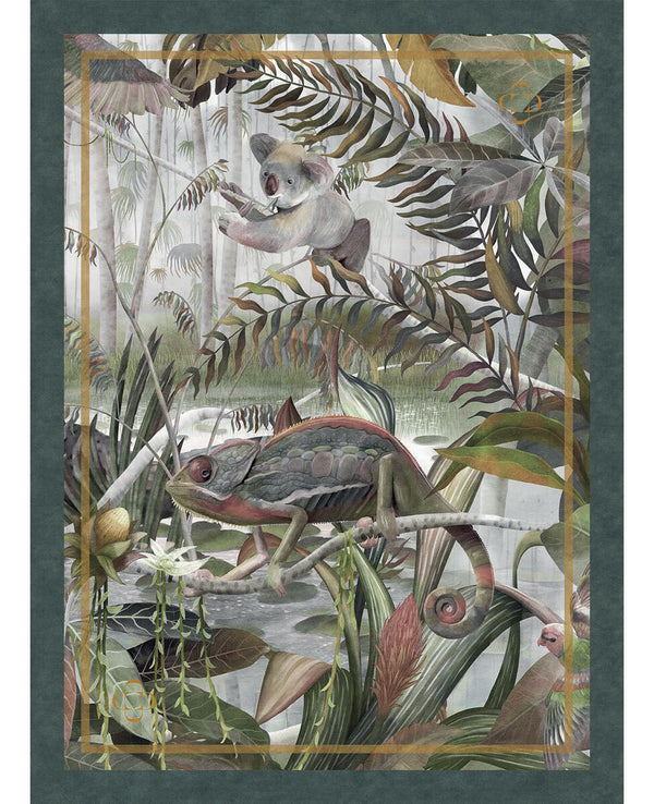 Plaid imbottito stampa giungla - SVAD DONDI