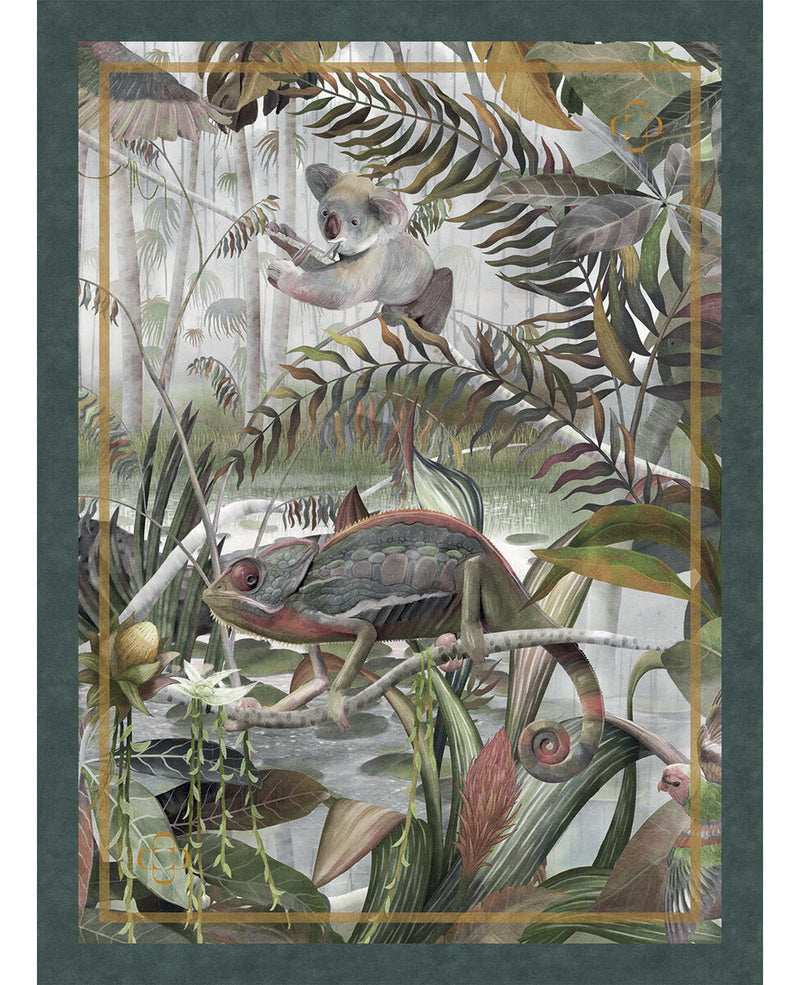 Plaid imbottito stampa giungla - SVAD DONDI