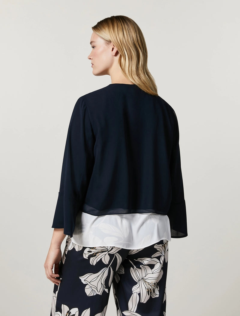 GIACCA IN GEORGETTE PERSONA BY MARINA RINALDI