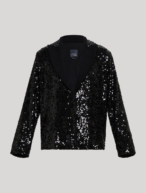 GIACCA IN JERSEY E PAILLETTES PERSONA BY MARINA RINALDI