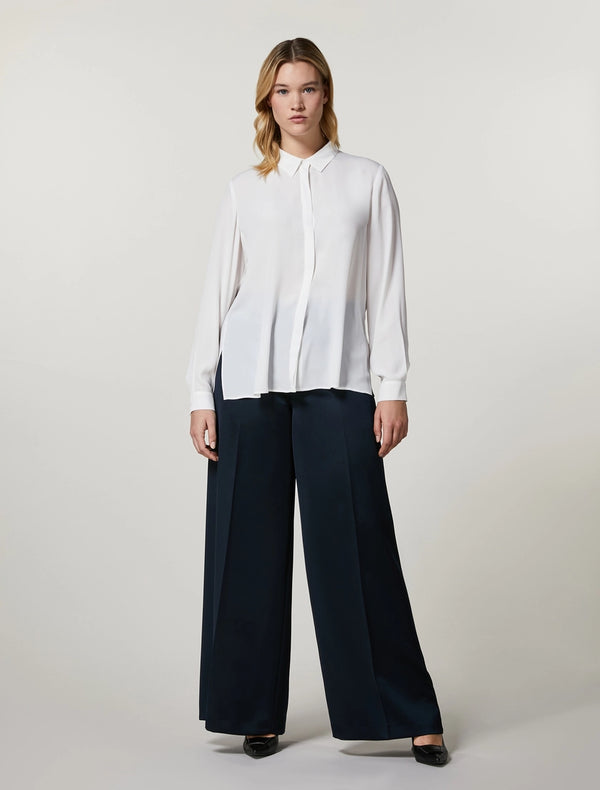 PANTALONI IN CRÊPE ENVER SATIN PERSONA BY MARINA RINALDI