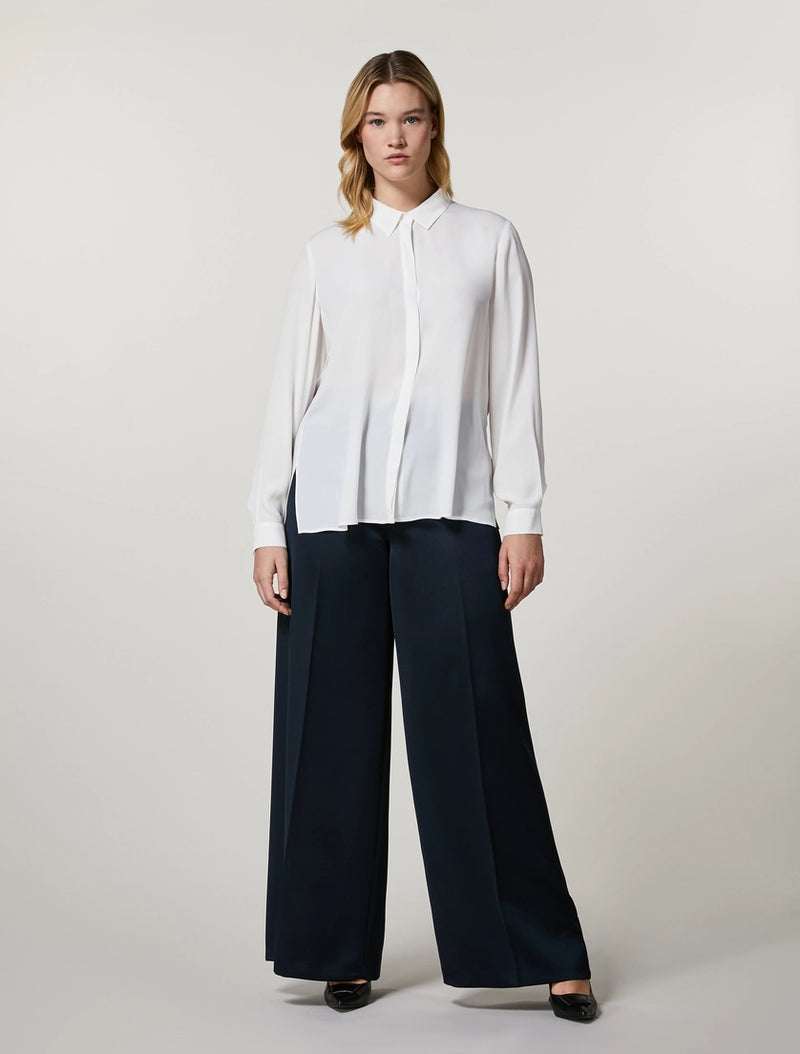 PANTALONI IN CRÊPE ENVER SATIN PERSONA BY MARINA RINALDI