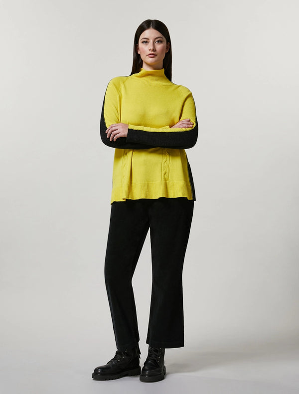 PANTALONI IN VELLUTO STRETCH PERSONA BY MARINA RINALDI