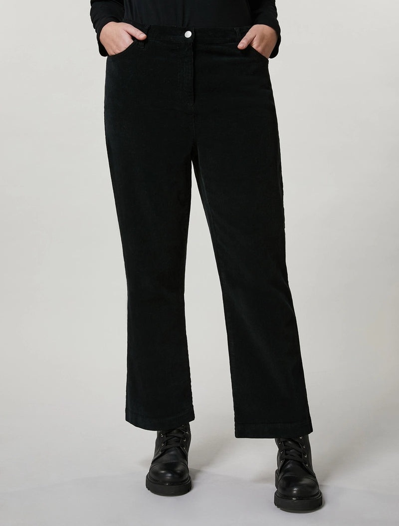 PANTALONI IN VELLUTO STRETCH PERSONA BY MARINA RINALDI