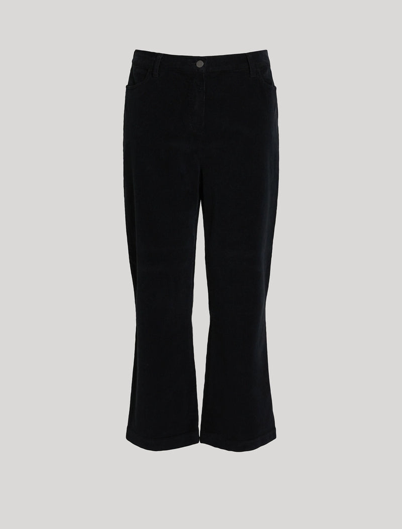 PANTALONI IN VELLUTO STRETCH PERSONA BY MARINA RINALDI
