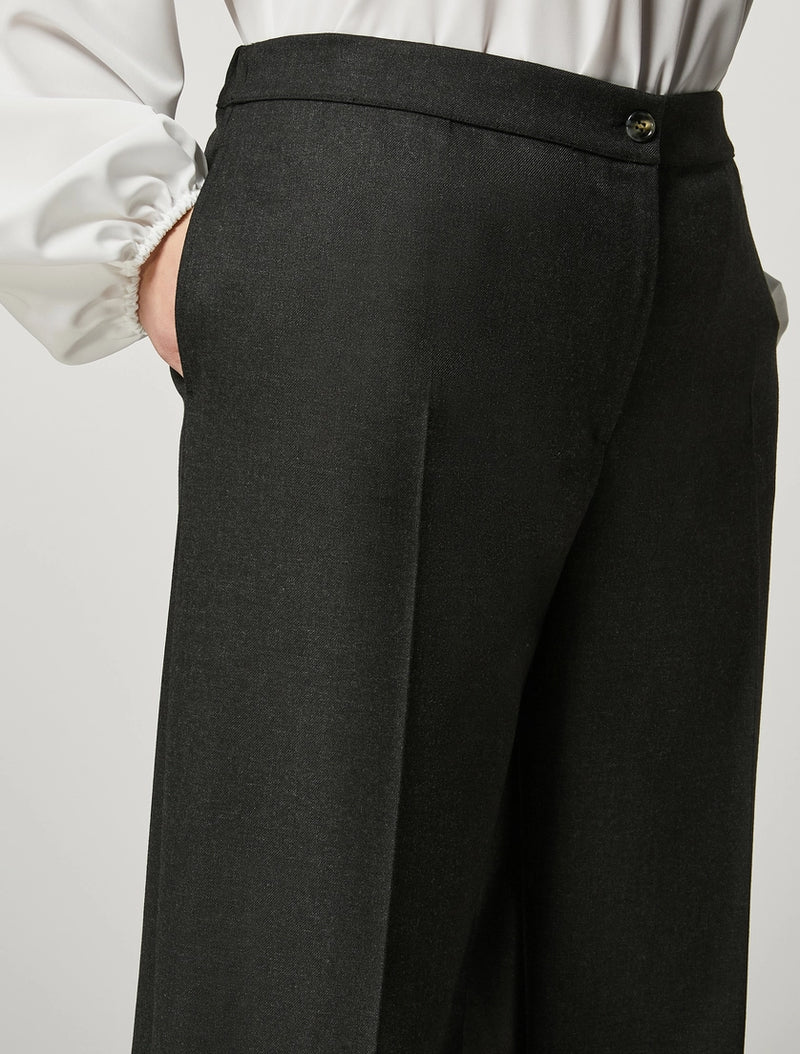 PANTALONI IN FLANELLA TINTO FILO PERSONA BY MARINA RINALDI