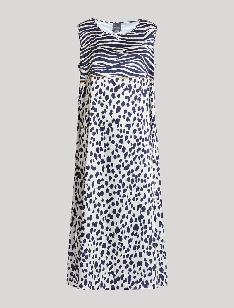 ABITO IN TWILL STAMPATO PERSONA BY MARINA RINALDI
