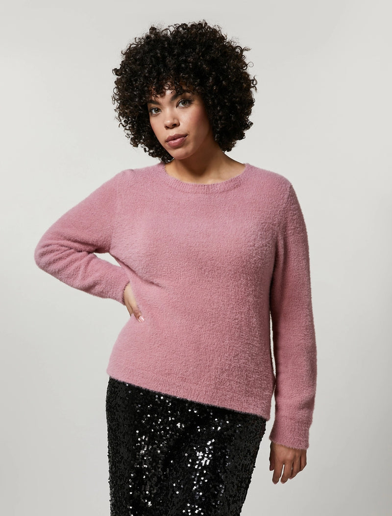 MAGLIA IN FILATO EFFETTO PELLICCETTA PERSONA BY MARINA RINALDI