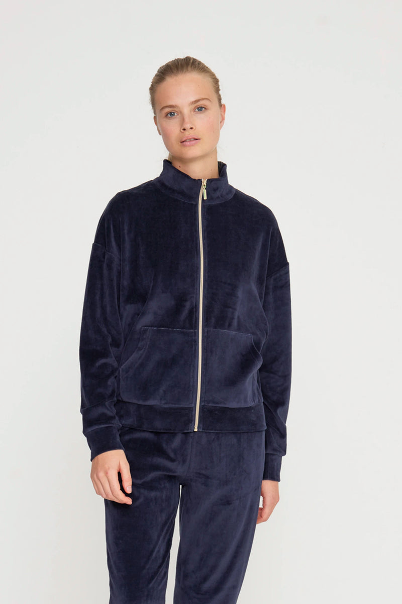 Completo donna carol in ciniglia con zip
