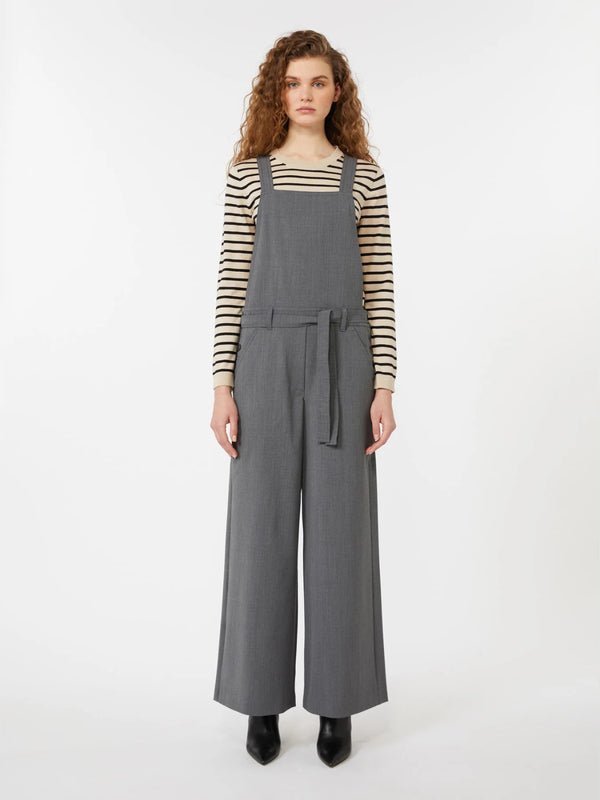 Salopette in gabardina di lana - GRIGIO SCURO WEEKEND MAXMARA