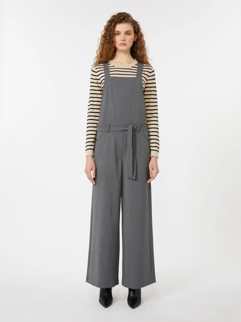 Salopette in gabardina di lana - GRIGIO SCURO WEEKEND MAXMARA