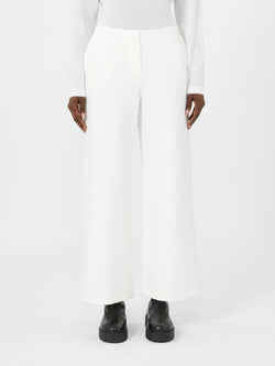 Pantalone in jersey dalla vestibilità confortevole - BIANCO MAXMARA MM