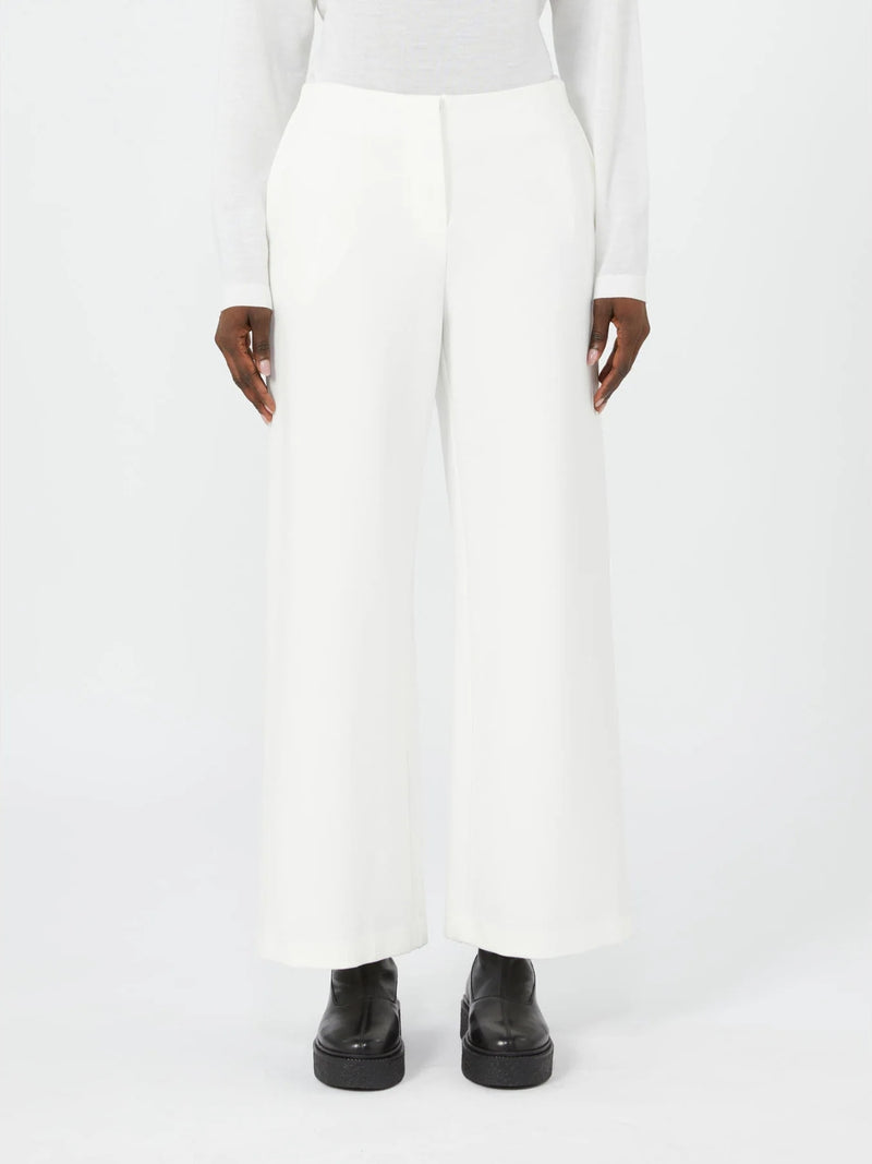 Pantalone in jersey dalla vestibilità confortevole - BIANCO MAXMARA MM