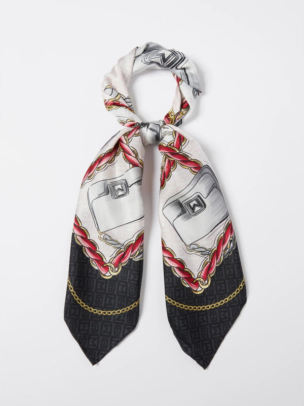 Foulard in twill - ROSSO MARELLA
