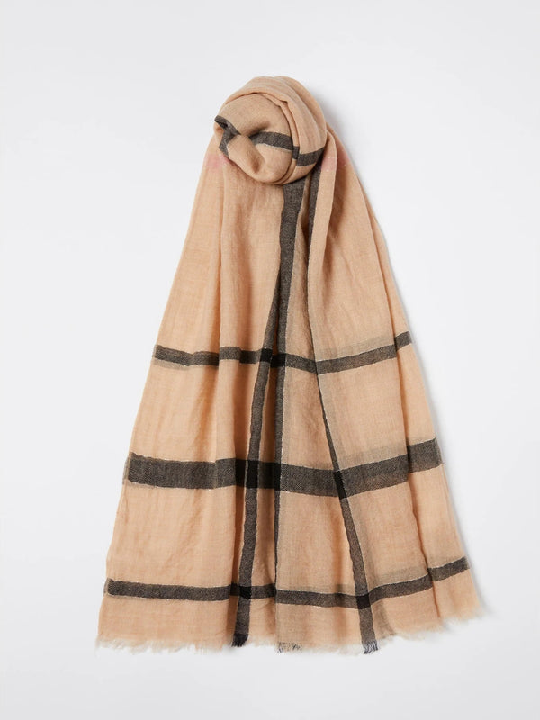 Stola in lana e lurex - CAMMELLO MARELLA