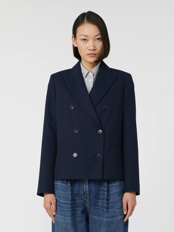 Blazer doppiopetto in gabardina di cotone WEEKEND MAXMARA