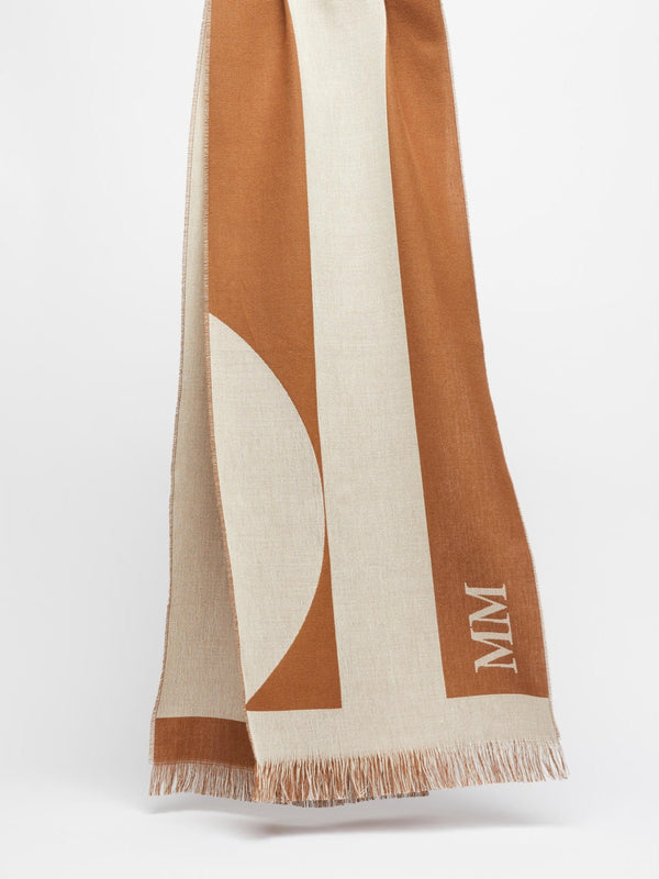 Stola realizzata in cotone e lana MAXMARA MM
