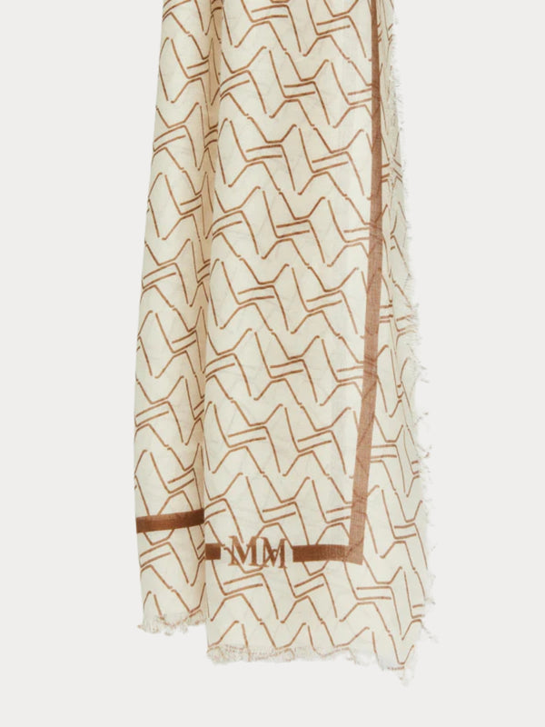 Foulard in garza di lana e modal - CAMMELLO MAXMARA MM