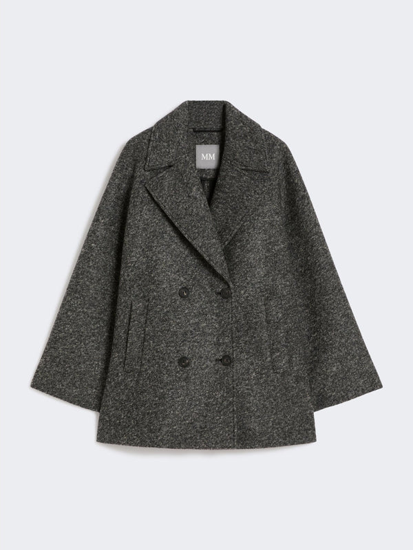 Cappotto caban doppiopetto - GRIGIO SCURO MAXMARA MM