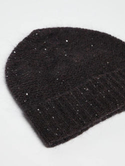 Beanie con paillettes marella monochorme