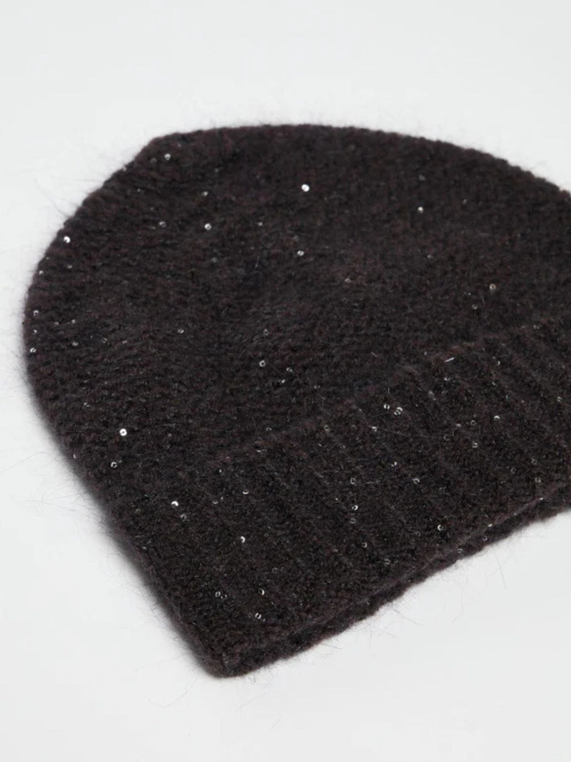 Beanie con paillettes marella monochorme