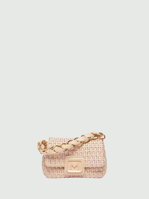 Borsa Le Muse small con intreccio e strass - CIPRIA MARELLA