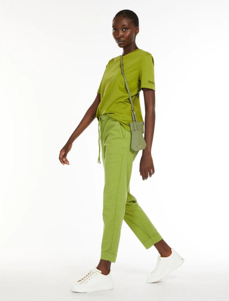 Pantalone jogging in drill di cotone maxmara leisure