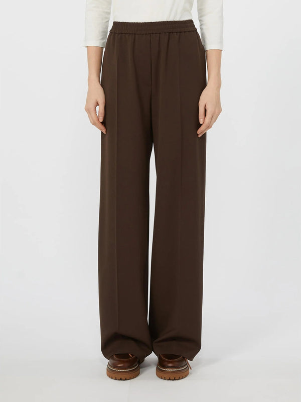 Pantalone in gabardina di lana tecnica - CIOCCOLATO WEEKEND MAXMARA