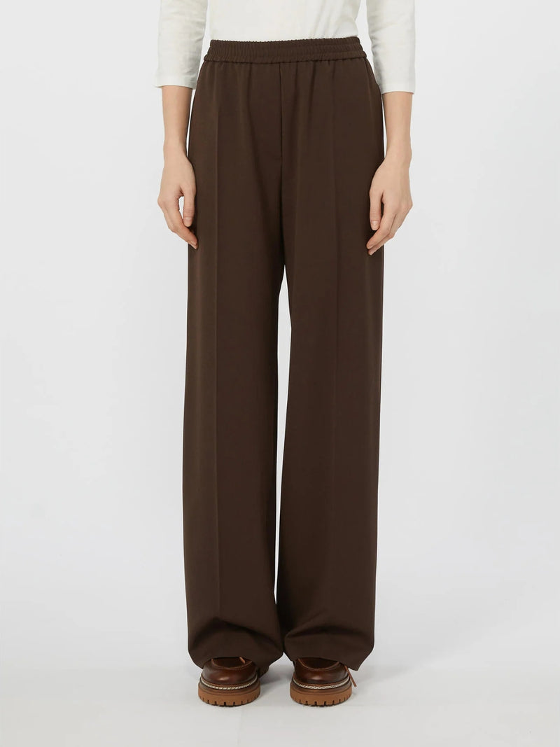Pantalone in gabardina di lana tecnica - CIOCCOLATO WEEKEND MAXMARA