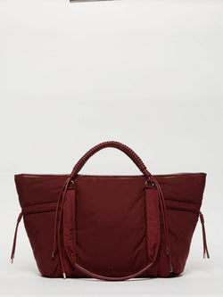 Borsa weekender con doppi manici - BORDEAUX MARELLA MONOCHROME