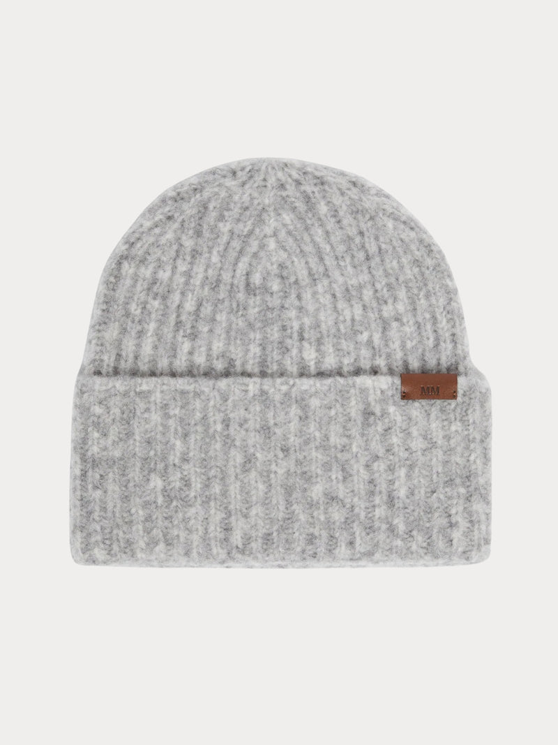 Berretto in filato di mista lana cardata - GRIGIO CHIARO MAXMARA MM