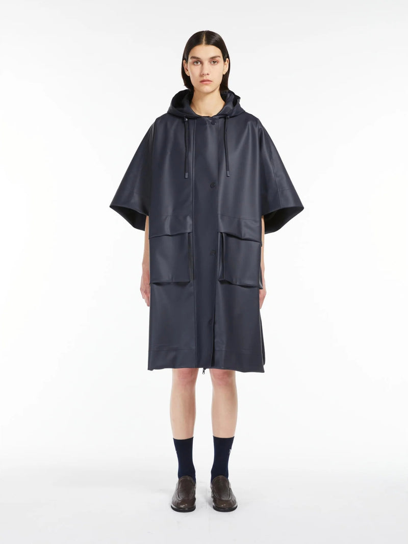 Cappa-mantella-poncho impermeabile gommato MaxMara MM