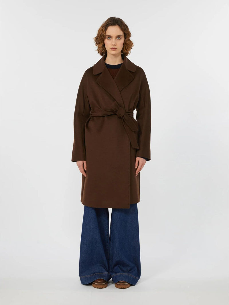 Cappotto a vestaglia in lana - CIOCCOLATO WEEKEND MAXMARA