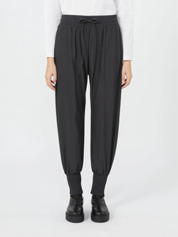 Pantalone jogging con elastici in vita e alle caviglie - GRIGIO MAXMARA MM