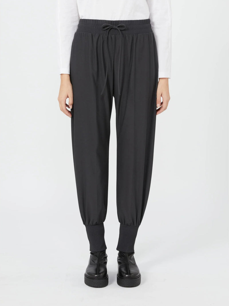 Pantalone jogging con elastici in vita e alle caviglie - GRIGIO MAXMARA MM