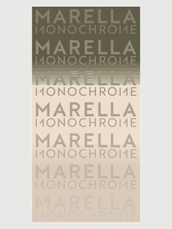 Stola jacquard - PANNA/OLIVA MARELLA MONOCHROME