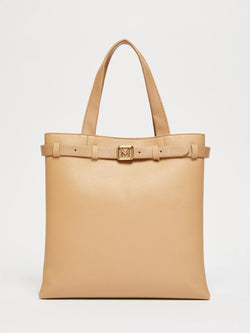 Tote verticale con cintura - CAMMELLO MARELLA