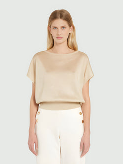 Blusa in viscosa e lurex - BURRO MARELLA