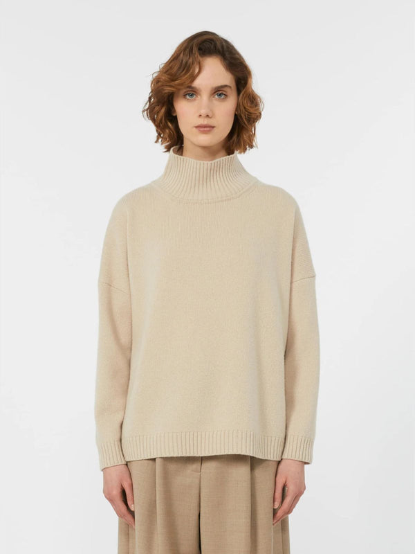 Dolcevita in filato di lana - ECRU WEEKEND MAXMARA
