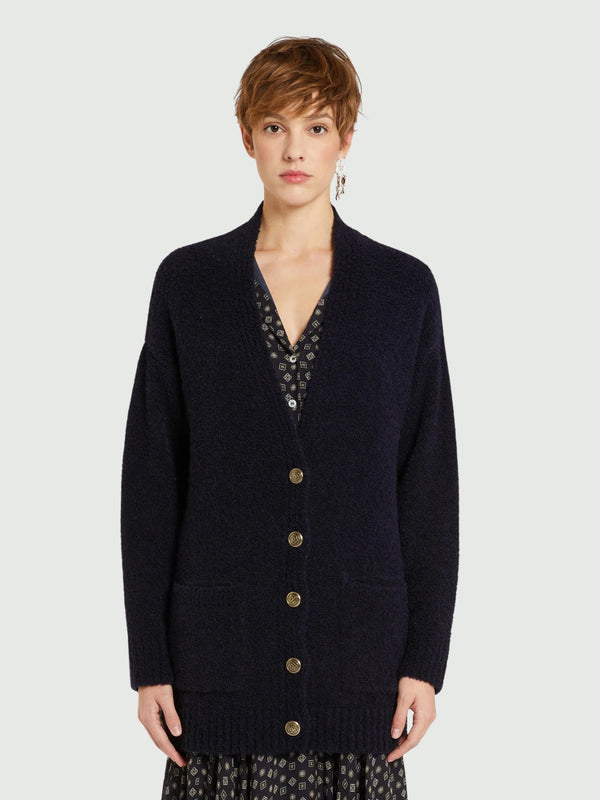 Giacca in lana soft bouclé - BLU MARELLA