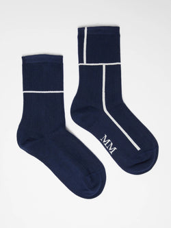 Calzini longuette a coste in cotone MAXMARA MM