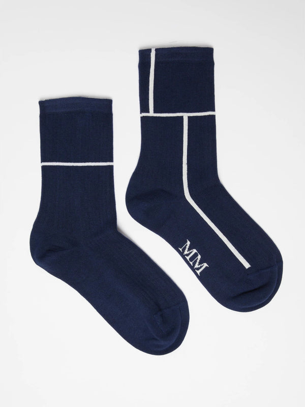 Calzini longuette a coste in cotone MAXMARA MM