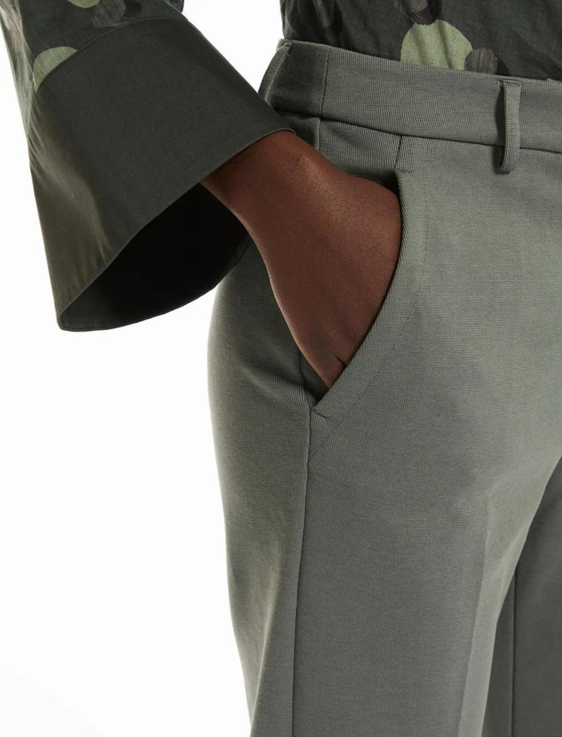 Pantalone in cotone a punto Milano maxmara leisure
