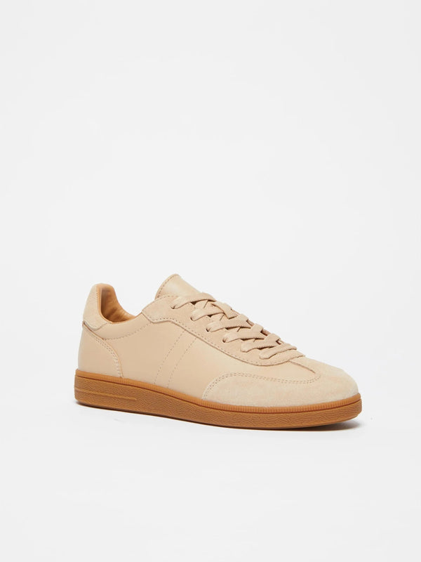 Sneakers basse con tomaia effetto pelle MAXMARA MM