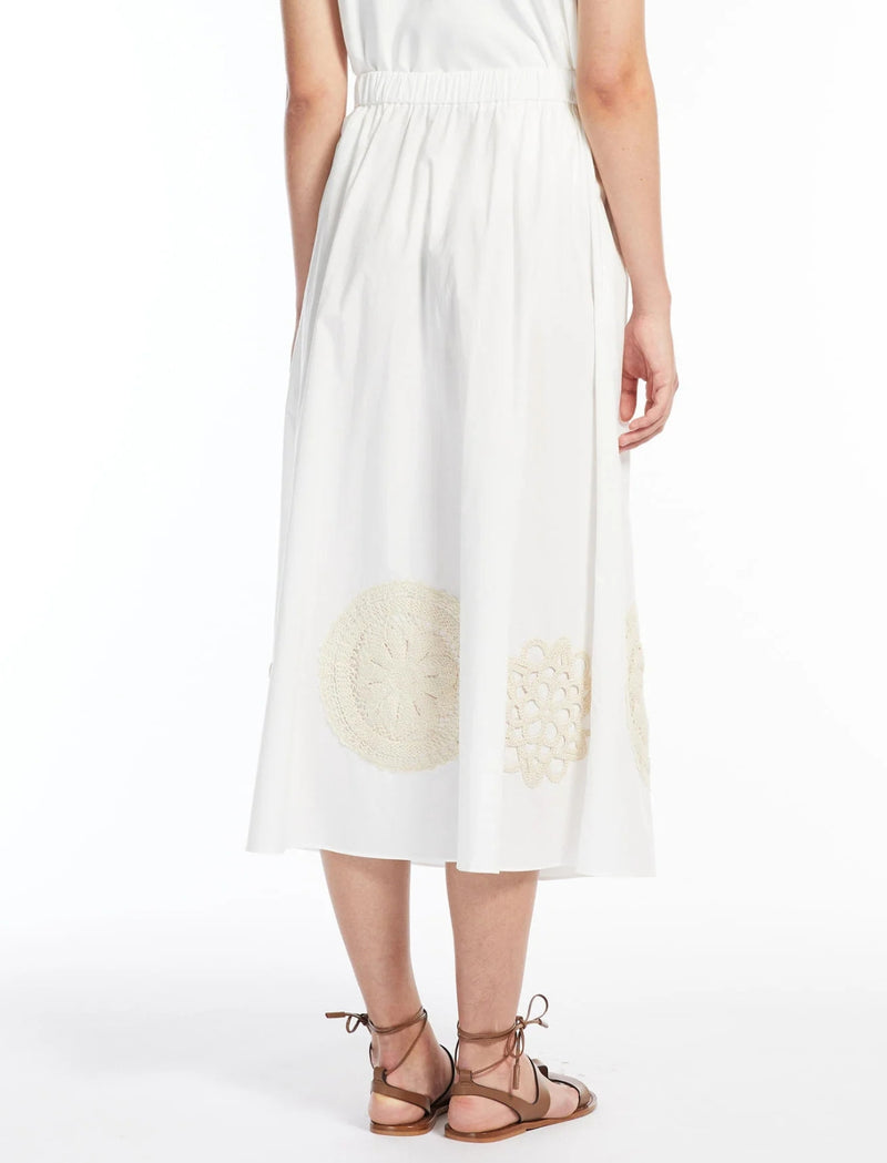 Gonna a pieghe in cotone WEEKEND MAXMARA