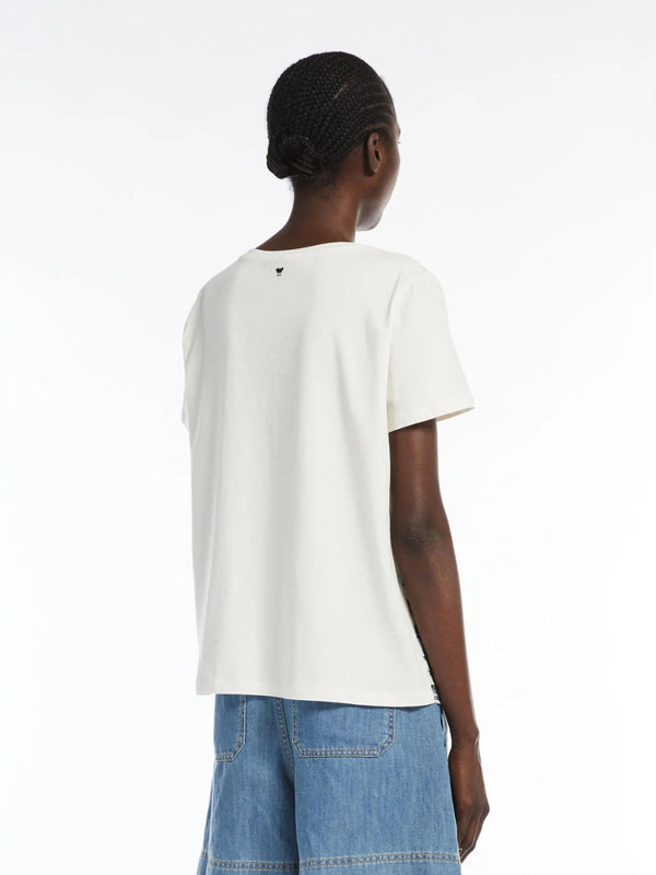 T-shirt in cotone e lino WEEKEND MAXMARA