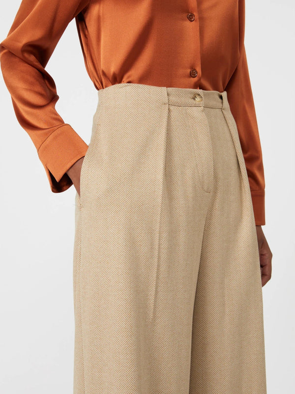 Pantalone palazzo in jersey - CAMMELLO MAXMARA MM