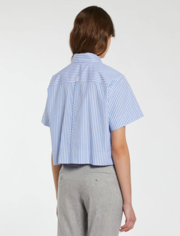 Camicia corta in popeline marella